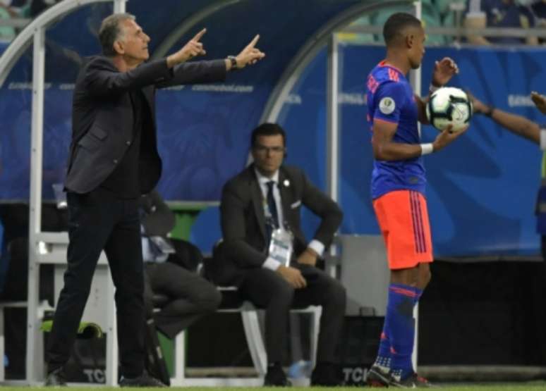 Queiroz conseguiu anular ataque da Argentina (Foto: Raul ARBOLEDA / AFP)