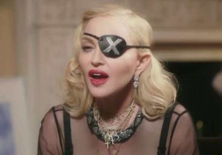 A cantora Madonna, em entrevista ao programa 'Fantástico', da TV Globo.