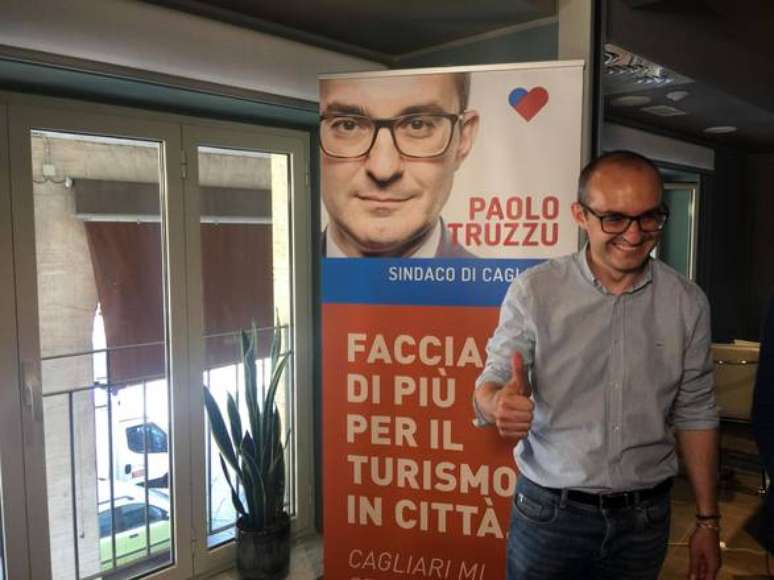 Paolo Truzzu foi eleito prefeito de Cagliari no primeiro turno