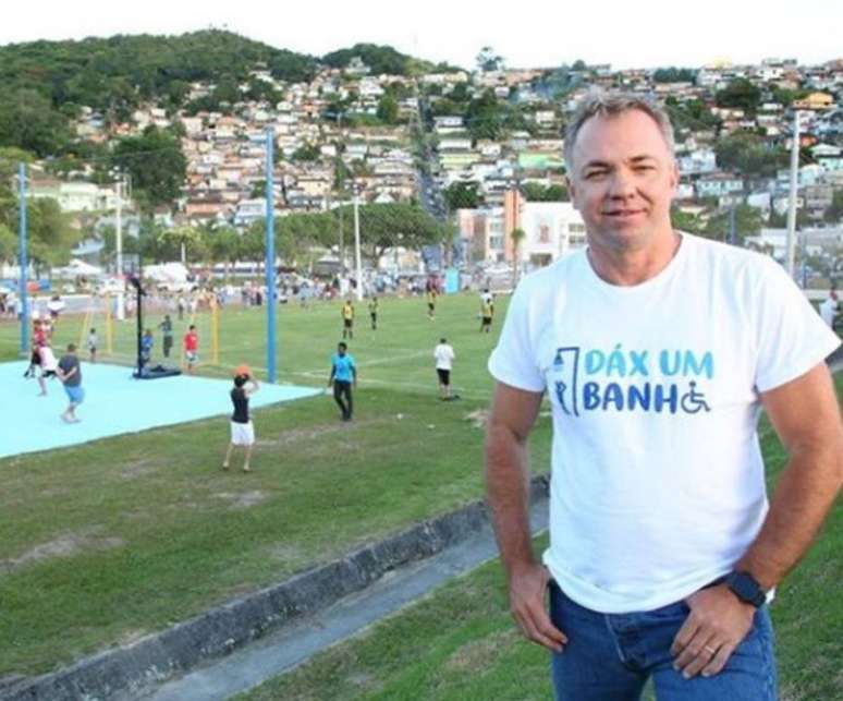 O prefeito de Florianópolis, Gean Loureiro
