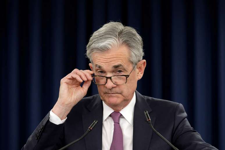 Chairman do Fed, Jerome Powell
01/05/2019
REUTERS/Yuri Gripas