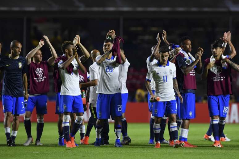 Seleção venceu a Bolívia na estreia da Copa América e busca a segunda vitória (Foto: Nelson ALMEIDA / AFP)