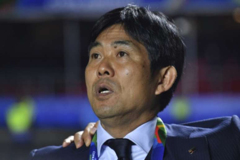 Treinador japonês elogiou a postura da equipe (Foto: Nelson Almeida / AFP)