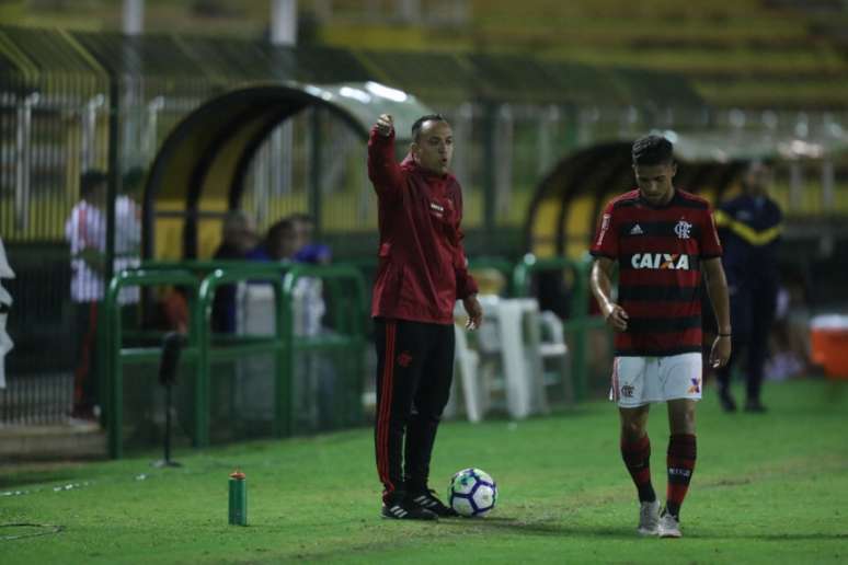 Phelipe Leal foi campeão da Copa do Brasil Sub-17 em 2018 (Foto: Gilvan de Souza / Flamengo)