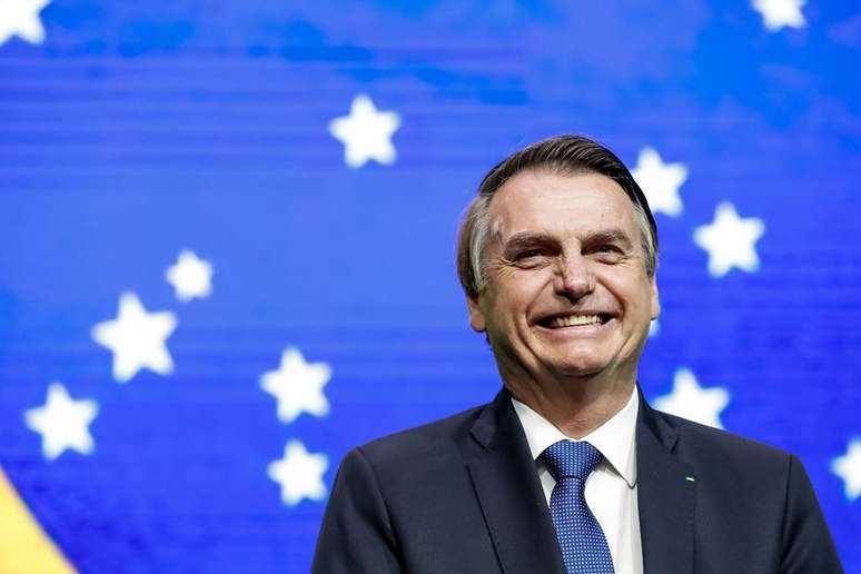 Bolsonaro esteve presente em evento que anunciou uma parceria entre a Caixa e  o Comitê Paralímpico