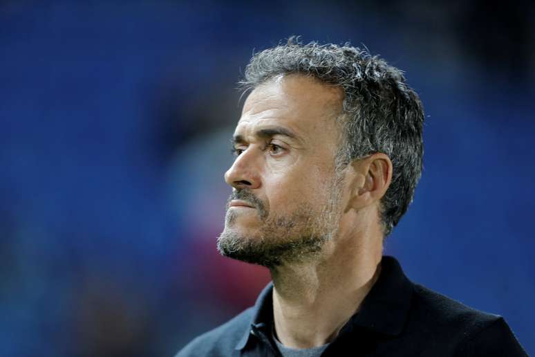 T&eacute;cnico Luis Enrique, que pediu demiss&atilde;o do comando da Espanha por motivos pessoais
18/11/2018
REUTERS/Santiago Ferrero