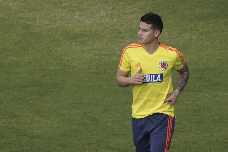 James está no Brasil para a Copa América (Foto: AFP)