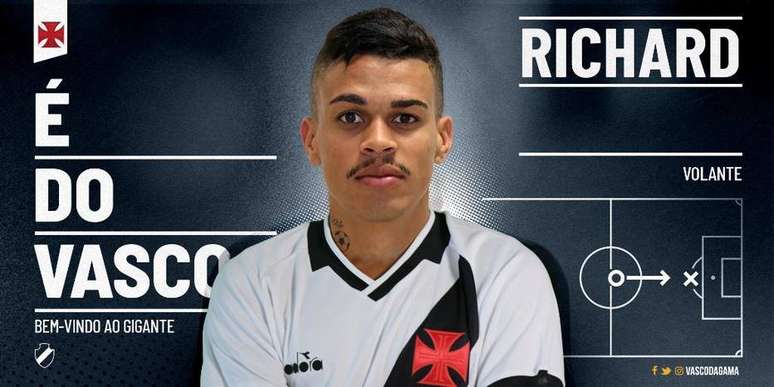 Volante Richard é o novo reforço do Vasco