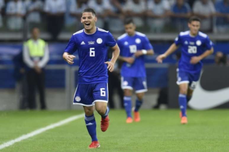 O Paraguai empatou com a Argentina nesta quarta-feira (Foto: DOUGLAS MAGNO / AFP)
