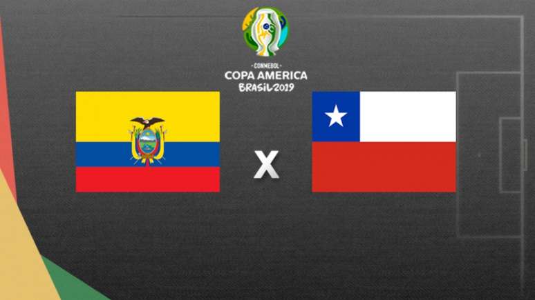 Equador e Chile se enfrentam na Fonte Nova (Arte: LANCE)