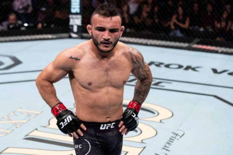 John Lineker sofreu um corte no supercílio e, desta forma, está fora do UFC Greenville (Foto: Getty Images/UFC)