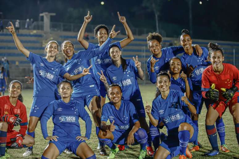 O time femino do Cruzeiro terá pela frente o Ceará, no dia 13 de julho pelas quartas de final do Brasileiro- (Divulgação/Cruzeiro)