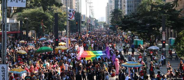 Esta foi a 23ª edição da Parada do Orgulho LGBT de São Paulo