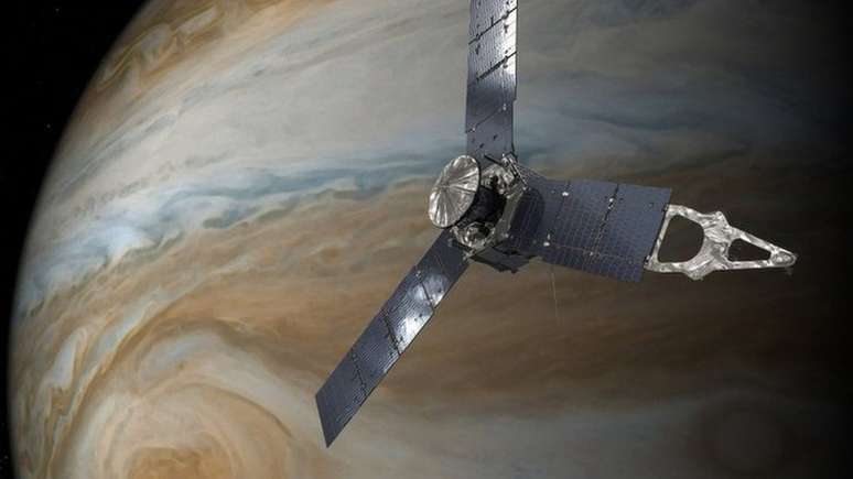 A nave Juno, da Nasa