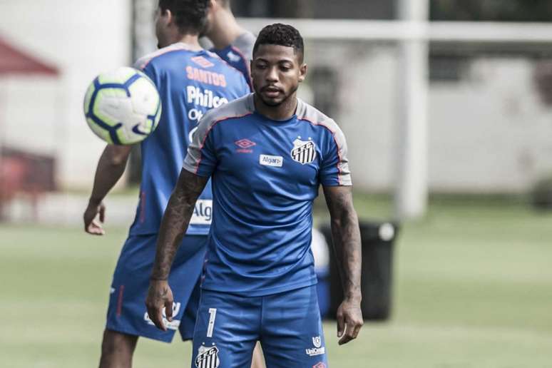 Marinho retorna ao Santos com conjuntivite (Ivan Storti/Santos FC)