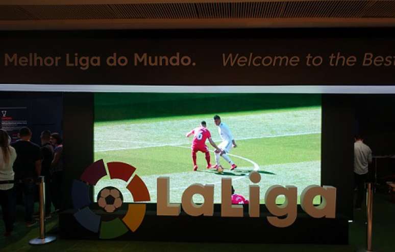 Evento 'Space LaLiga' representa futebol espanhol no Rio de Janeiro