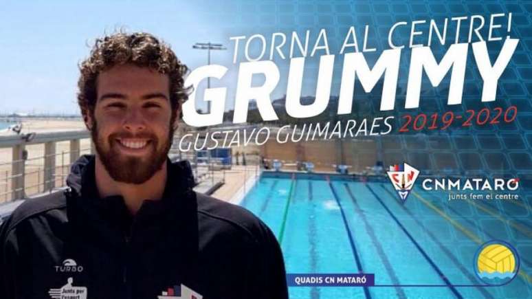 O atacante Gustavo 'Grummy' Guimarães confirmou seu retorno ao Quadis CN Mataró (Foto: Divulgação)
