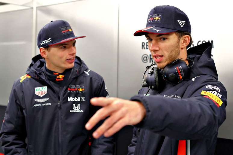 “Eu não posso dizer nada sobre Gasly”, afirmou Verstappen