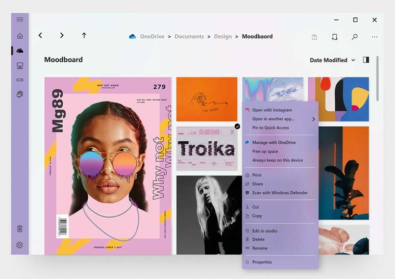 Fonte: Behance/Cage Ata/Reprodução