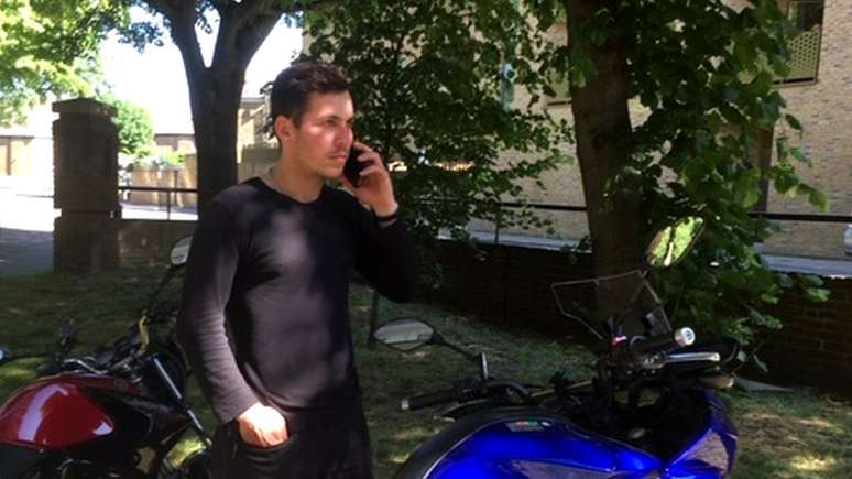 O paranaense Cesar Agusto Farias, de 29 anos