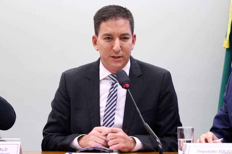 Glenn Greenwald em audiência pública na Câmara dos Deputados