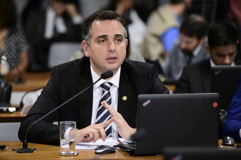 Senador Rodrigo Pacheco (MG), líder do DEM na Casa e relator da proposta para endurecer a lei de abuso de autoridade