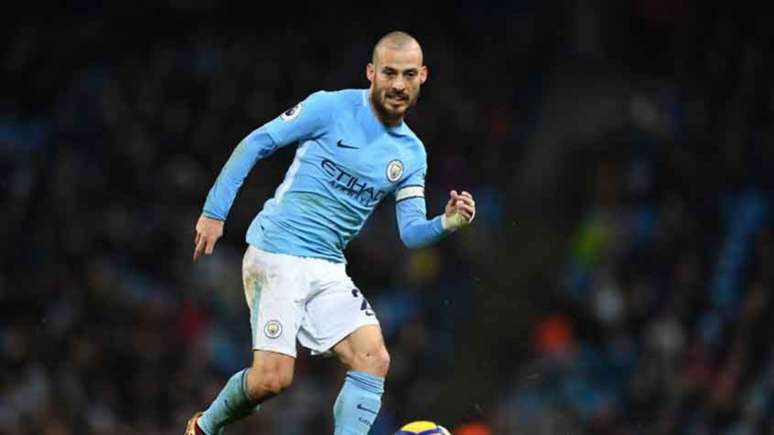 David SIlva é um dos grandes ídolos da história do Manchester City (Foto: Paul Ellis / AFP)