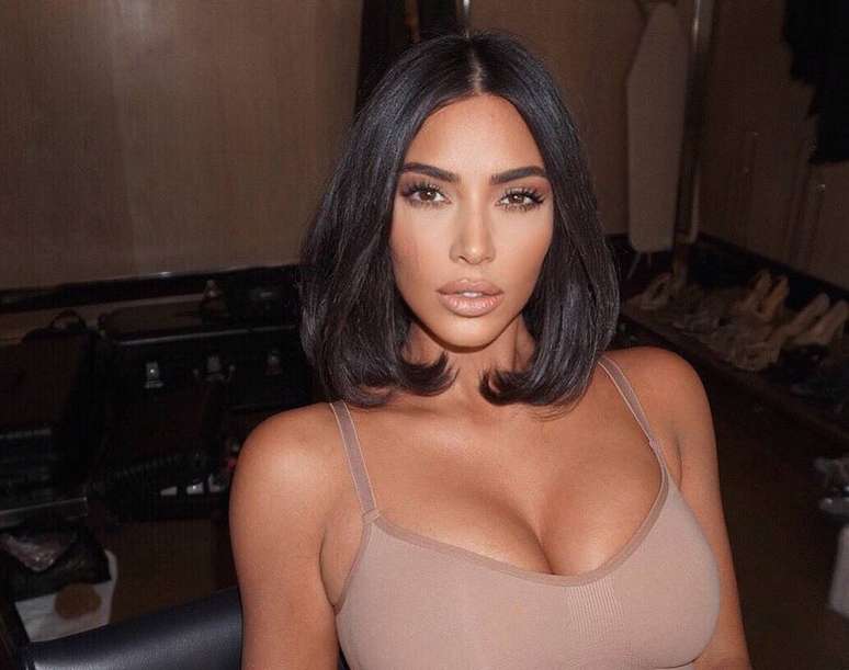 A empresária Kim Kardashian.