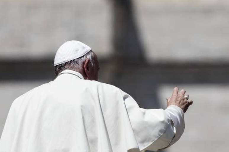 Papa Francisco durante audiência geral no Vaticano