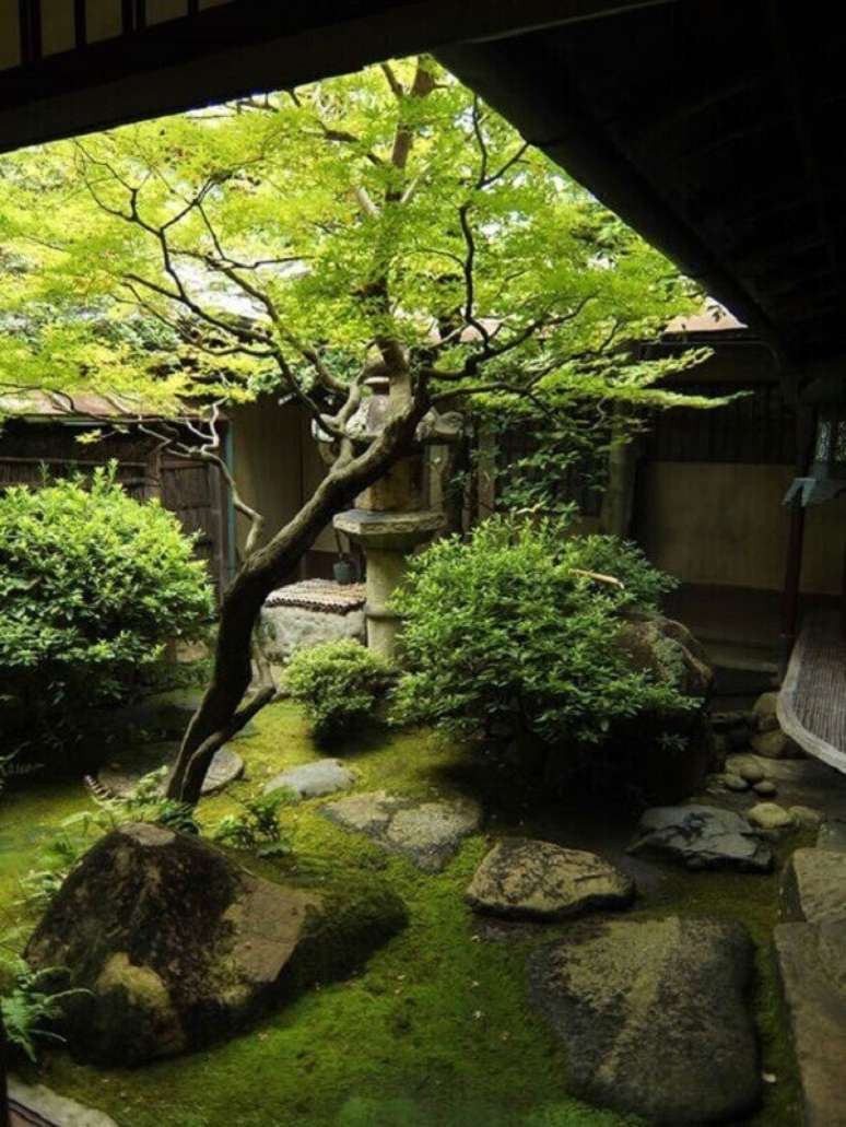 25. Atente-se quanto a escolha das espécies de plantas de acordo com o espaço do Jardim Japonês. Fonte: Pinterest