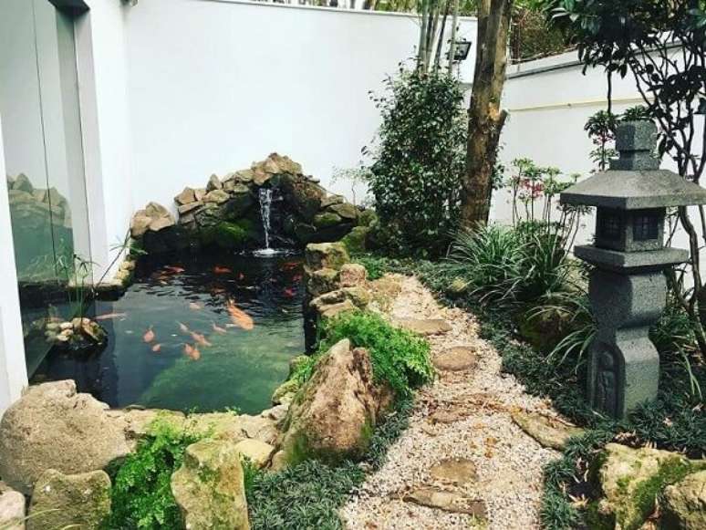 9. Como montar um mini Jardim Japonês em casa. Fonte: Biopet Lagos Ornamentais