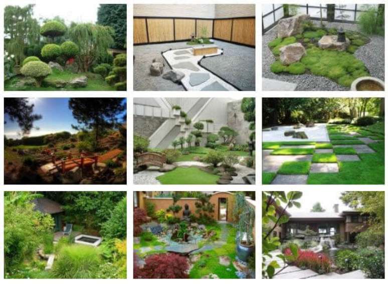 71. Os cinco elementos que comp&otilde;em esse jardim. Fonte: Jap&atilde;o em Foco