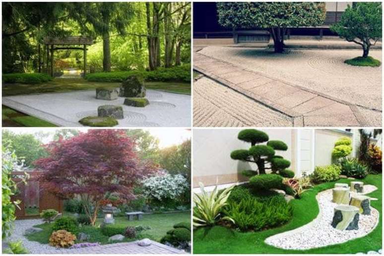 74. Pedras, cascalho e areia são elementos essenciais presentes nesse jardim. Fonte: Japão Em Foco