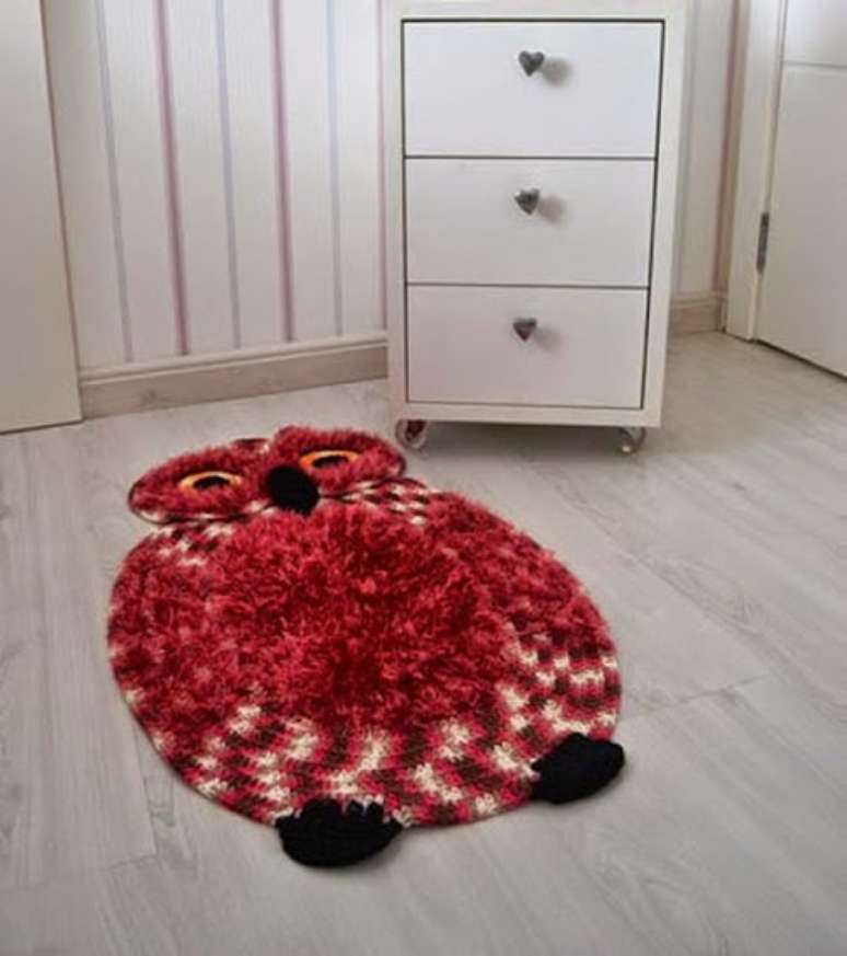 35. O tapete de coruja pode ser feito por voc&ecirc; mesmo! &ndash; Por: Artesanato Brasil