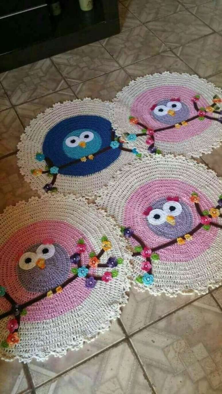 24. O tapete de coruja perfeito para usar na cozinha! &ndash; Por: Pinterest