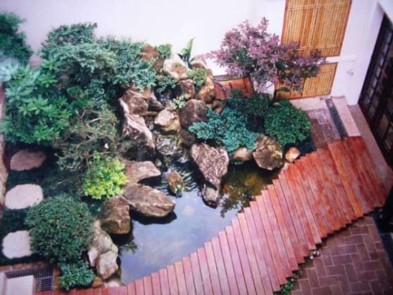 77. Transforme sua varanda em um mini Jardim Japonês. Fonte: Garden Center