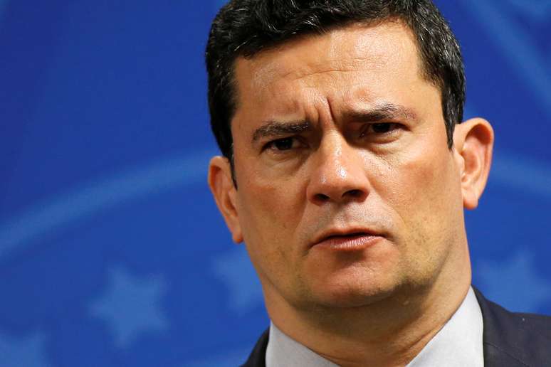 Brazil's Justice Minister Sergio Moro attends a ceremony at Planalto Palace in Brasilia, Brazil June 17, 2019. REUTERS/Adriano Machado