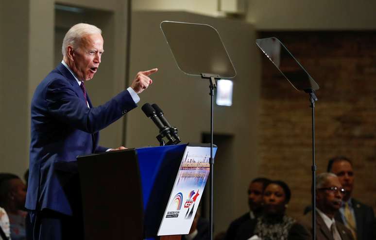 Joe Biden discursa em Chicago
28/06/2019 REUTERS/Kamil Krzaczynski