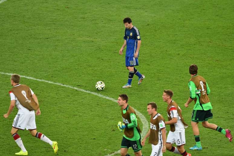 Messi, durante a Copa do Mundo de 2014; Argentina perdeu para a Alemanha (Foto: AFP)