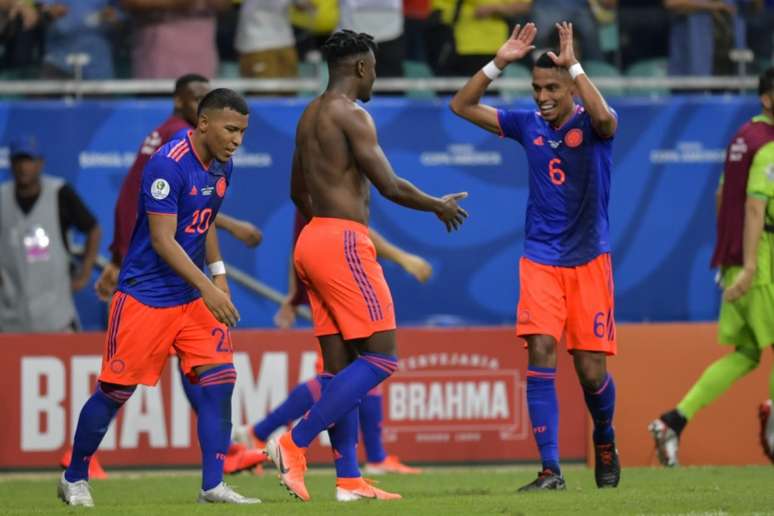 Seleção colombiana jogará em casa na primeira fase e se chegar à decisão em 2020 (FOTO: Raul ARBOLEDA / AFP)
