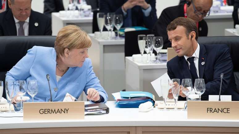 Durante evento no Japão, Bolsonaro discutiu com Merkel e Macron a pauta ambiental brasileira