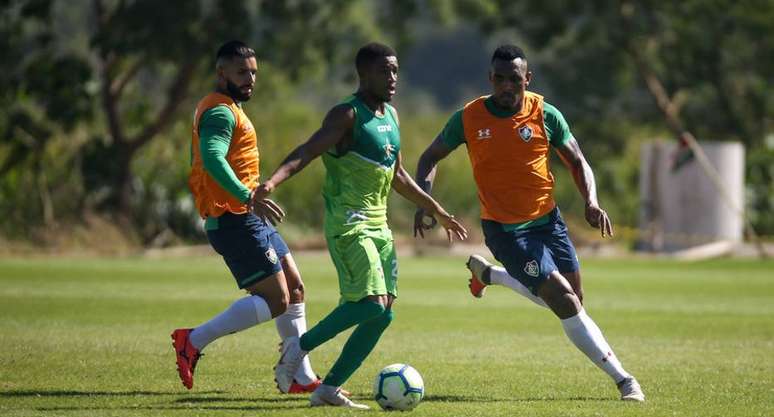 O Fluminense derrotou a Portuguesa-RJ por 2 a 1 em jogo-treino realizado no CT Pedro Antônio, no Rio de Janeiro