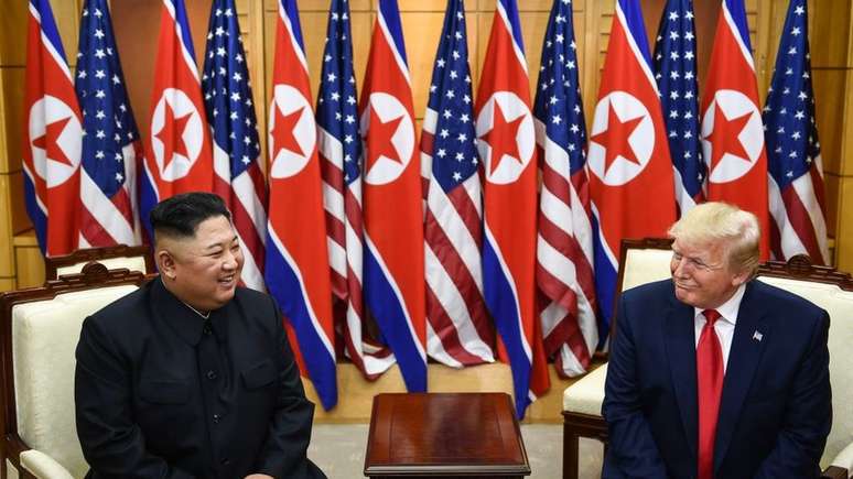 Foi o terceiro encontro de Trump e Kim Jong-un