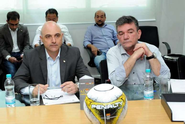 O palmeirense Maurício Galiotte rebateu declaração do corintiano Andrés Sanchez a respeito do título paulista (FPF)