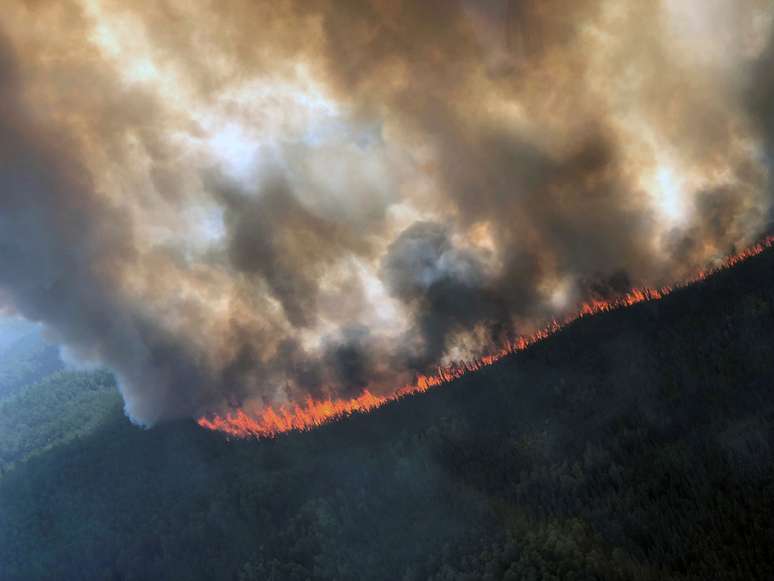 Inc&ecirc;ndio florestal no Alasca
29/06/2019
Divis&atilde;o Florestal do Alasca/Divulga&ccedil;&atilde;o via REUTERS
