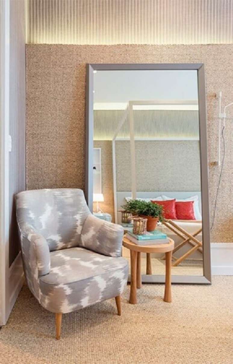 6. Invista em espelhos para a decoração do quarto – Foto: Quartos Etc