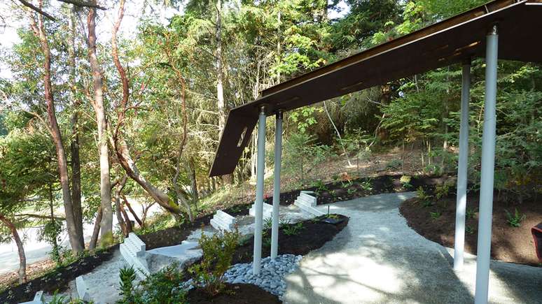 O Little Spirits Garden foi inaugurado em 2012 em British Columbia