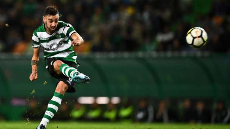 Bruno Fernandes é um dos destaques do Sporting (Foto: AFP)