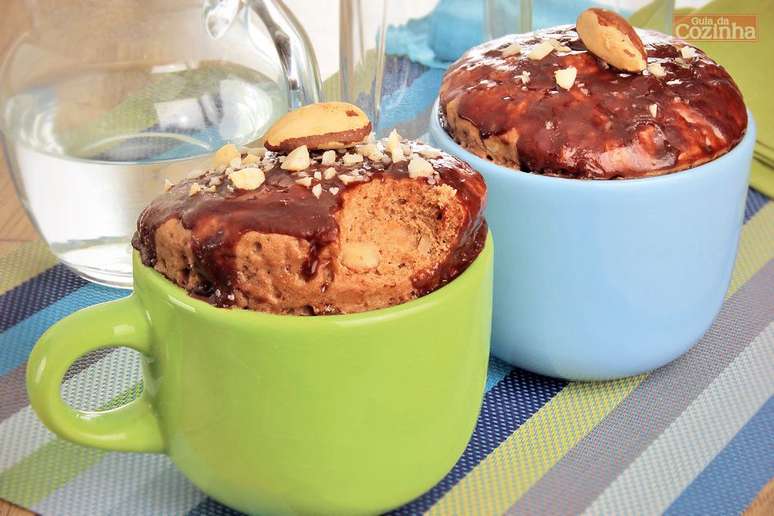 9. Bolo de caneca sem gl&uacute;ten |