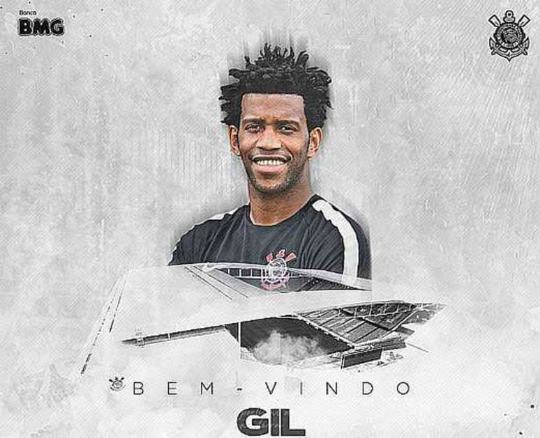 Gil é confirmado como novo reforço do Corinthians 